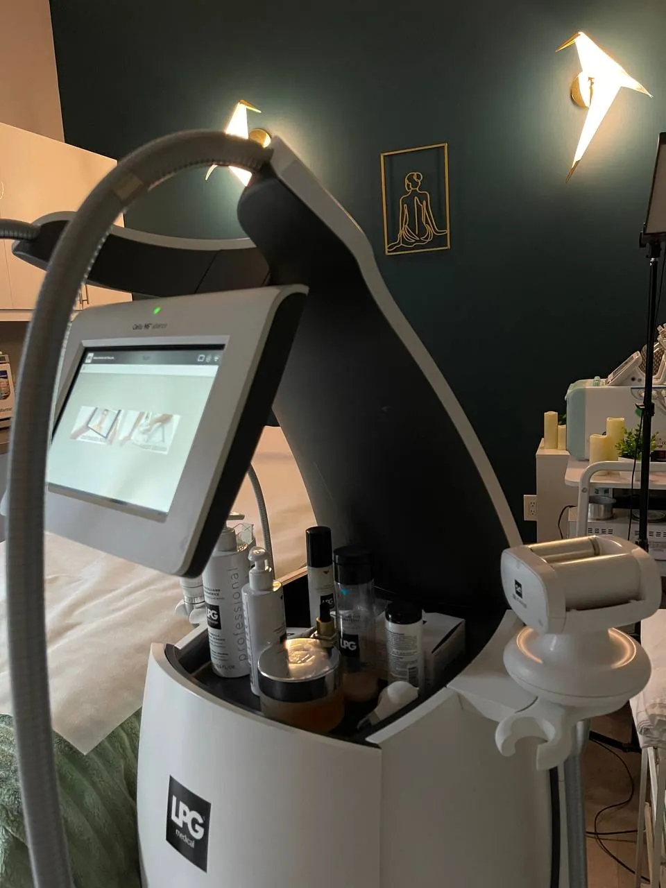 The LPG endermologie device in the AP Beauty Studio treatment room